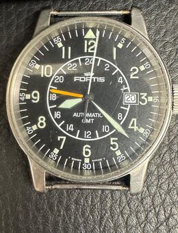 Fortis GMT Automatic Pilot Fliegeruhr 2.Zeitzone RefNr 596.11.148 - Köln