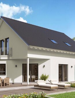 Spitzgiebelerker mit Balkon, überdachte Terrasse und ein offenes Wohnkonzept - Lechbruck (See)