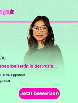 Sachbearbeiter:in in der Patientenverwaltung (m/w/d) - Lippstadt