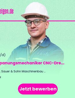 Zerspanungsmechaniker (m/w/d) CNC-Drehen - Kiel