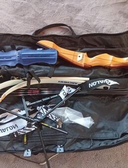 Recurve - Bogen OPTIMO Linkshänder, mit kompletten Zubehör - Markt Indersdorf