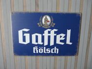 GAFFEL KÖLSCH -- Blechschild (20x30cm) - Leverkusen