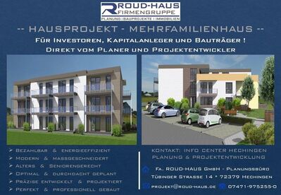 + EXKLUSIVES MEHRFAMILIENHAUS-PROJEKT! +