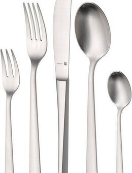 WMF Besteck-Set Corvo (30-tlg), 6 Personen, Cromargan® Edelstahl Rostfrei, mattiert, kratzbeständig, ergonomisch, spülmaschinenfest