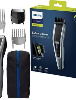 Philips Haarschneider Series 5000 HC5630/15, mit 28 Längeneinstellungen, 3 Kammaufsätzen und Turbo Modus
