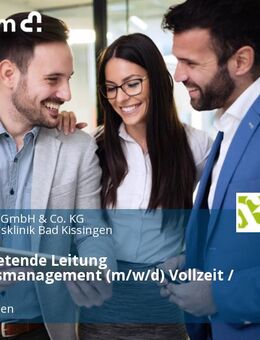 Stellvertretende Leitung Belegungsmanagement (m/w/d) Vollzeit / Teilzeit - Bad Kissingen