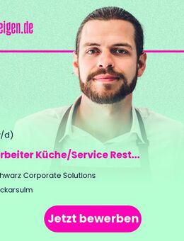 Mitarbeiter Küche/Service Restaurant am Stiftsberg - Minijob (m/w/d) - Neckarsulm