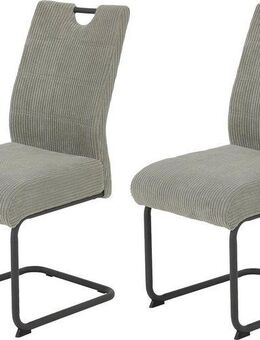 HELA Freischwinger MERKUR XL (Set, 2 St), Federkern, 140 Kg Belastbarkeit, Cord Bezug, 2er & 4er Set