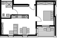 Gemütliche 2-Zimmer Wohnung mit eigenem Balkon - Fürth