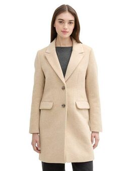 TOM TAILOR Denim Kurzmantel mit Wolle