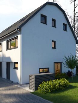 Modernes Neubau-Reiheneckhaus in zentraler Lage von Baldham - nachhaltig, stilvoll & kompakt - Vaterstetten