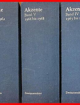 AKZENTE (Literaturzeitschrift) - 7 Bde - Köln