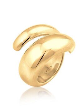 Nenalina Fingerring Wickelring Spiral Fingerschmuck 925 Silber