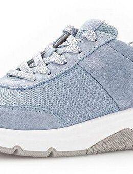 Gabor Rollingsoft Keilsneaker, Freizeitschuh, Halbschuh, Schnürschuh, Logoschriftzug an der Ferse