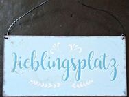 Lieblingsplatz Holzschild Deko Landhaus Türschild Vintage Shabby Dekoschild - Essen