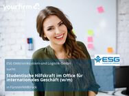 Studentische Hilfskraft im Office für internationales Geschäft (w/m) - Fürstenfeldbruck