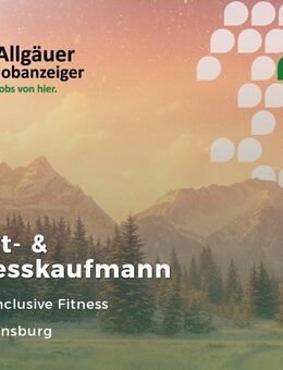 Ausbildung Sport- und Fitnesskaufmann/frau (m/w/d) - Ravensburg