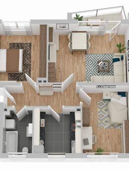 Versmold-Zentrum / Attraktive Wohnung, 78 m² Wfl. und Garage für Kapitalanleger und Eigennutzer - Versmold