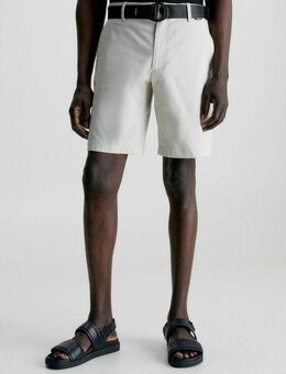 Calvin Klein Shorts MODERN TWILL SLIM mit Gürtel