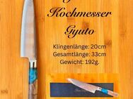 VG10 Damast Kochmesser 20 cm – Küchenmesser Chefmesser – 67 Lagen – Geschenke Küche- Profi Küchenmesser-Koch Geschenk-scharfes Küchenmesser - Rosenheim