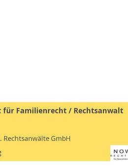 Fachanwalt für Familienrecht / Rechtsanwalt (w/m/d) - Tettnang