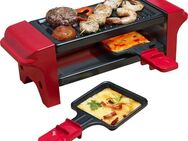 bestron Raclette AGR102, 2 Raclettepfännchen, 350 W, Antihaftbeschichtung