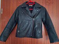 Lederjacke, Mango, schwarz, Gr.152 - Gera