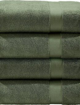 done.® Gästehandtuch Deluxe, Zwirnfrottee (Set, 4-St), Uni Farben, Hotelqualität aus hochwertigem Zwirnfrottier, 4x30x50