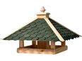 Vogelfutterpavillon mit grünen Bitumen-Dachschindeln 98540#D10 in 75217