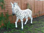 Dekofigur Zebra lebensgross Gartedeko Tierfigur Tierdeko - Hergisdorf
