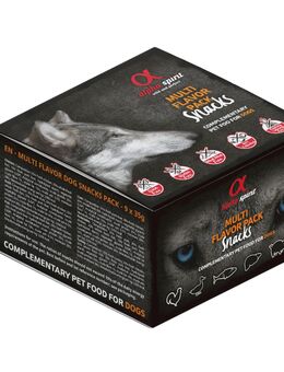 alpha spirit Dog Snacks Mixbox - Mixpaket: 9 x 35 g