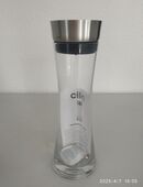 unbenutzt Cilio Wasserkaraffe Vetro 750ml Edelstahl Originalkarto in 36037