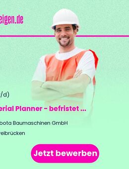 Material Planner (w/m/d) - befristet bis 31.12.2026 - Zweibrücken