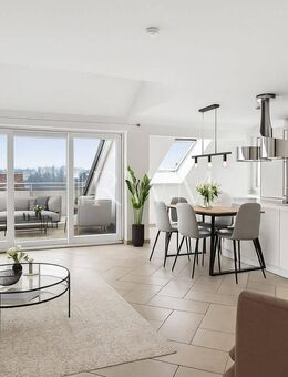 Moderne 4-Zimmer-Maisonette-Wohnung mit großer Dachterrasse und Stellplatz in bester Lage von Wernau - Wernau (Neckar)