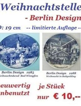 Weihnachtsteller von Berlin Design - Lindner - Kgl. Tettau, - Nürnberg
