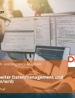 Sachbearbeiter Datenmanagement und Analyse (m/w/d) - Teutschenthal