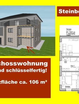 Steinbergkirche, komfortable EG-Wohnung, Neubau u. schlüsselfertig - Steinbergkirche