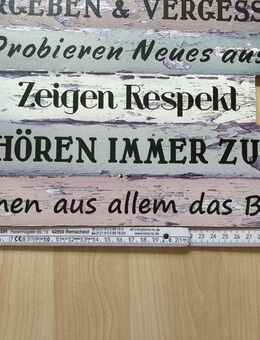 Familie Regeln Deko Board Wand Spruch Shabby Chic NEU - Wuppertal