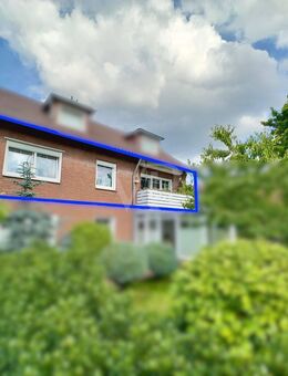 Schöne Obergeschosswohnung mit eigenem Gartenanteil und Balkon in Meppen - Meppen