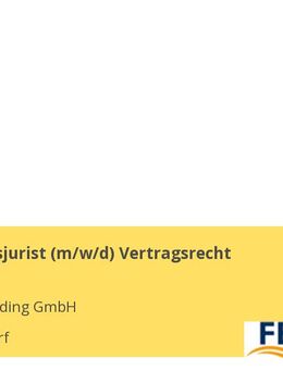 Wirtschaftsjurist (m/w/d) Vertragsrecht - Baiersdorf