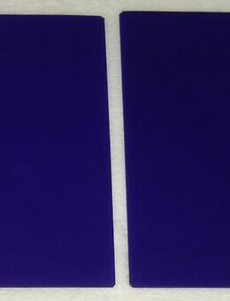 0123 Zwei blaue Scheiben für Halogen-PAR 150 x 190 x 3mm - Lüdenscheid