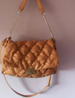 TA-0007.2 Handtasche, Damentasche, Schultertasche, Shoulderbag, Handbag gelb, okker - Lübeck