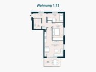 Neubau: 3-Zimmer-Wohnung mit Südbalkon - Zirndorf