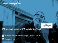 KFZ-Mechatroniker / KFZ-Meister (m/w/d) - Geiselhöring