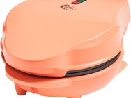 bestron Waffeleisen AMW500 Mini, 550 W, für klassische Waffeln, kleiner Waffelmaker mit Antihaftbeschichtung