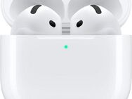 Apple AirPods 4 wireless In-Ear-Kopfhörer (integrierte Steuerung für Anrufe und Musik, kompatibel mit Siri, Siri, Bluetooth)