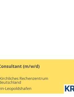 (Junior) IT-Consultant (m/w/d) - Eggenstein-Leopoldshafen