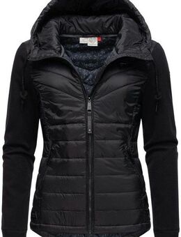 Ragwear Outdoorjacke Lucinda Steppjacke aus modernem Materialmix mit Kapuze