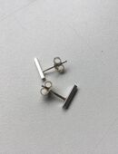 Damen Schmuck Ohrstecker mit Balken 925er Sterling Silber in 36043