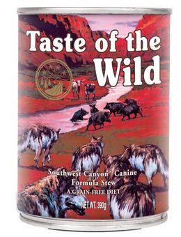 4 + 2 gratis! 6 x 390 g Taste of the Wild - Southwest Canyon